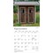 Outhouses | 2026 7 x 14 Inch (Hanging) Monthly Mini Wall Calendar